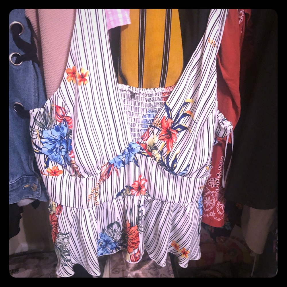 Beautiful peplum crop top